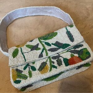 Embroidered Beaded Women's Bag - Multicolor